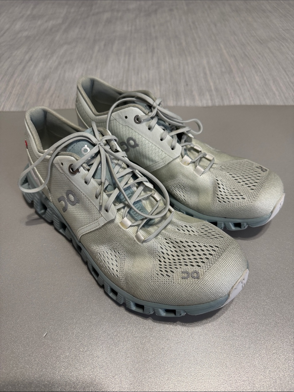 On Cloud X Women’s Running Shoes Aloe Surf Green 40.99036 Size 9.5